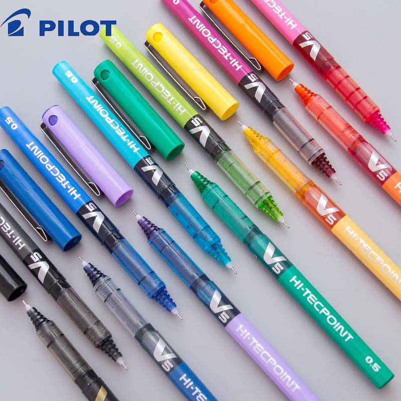 Pilot Pen V5 - Stylos à gel multicolores Japan Pilot