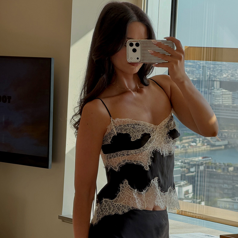 Ensemble jupe deux pièces en s - Elastic Lace Trim avis et prix